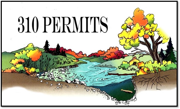 310 permits are required for any work in or around a stream in Montana